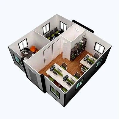 Luxus 2 Schlafzimmer Containerhaus mit Bad in Australien 20ft/40ft