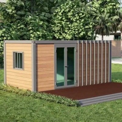 Luxus-Bürogebäude Recycelbares Prefab Containerhaus für Familien