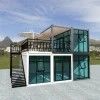 Luxus-Bürogebäude Recycelbares Prefab Containerhaus für Familien