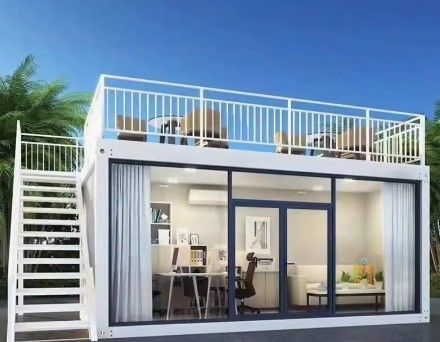 Luxusmobiles Wohncontainerhaus für flexibles Bürogebäude