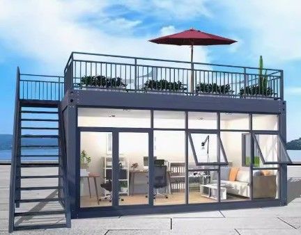 Luxusmobiles Wohncontainerhaus für flexibles Bürogebäude