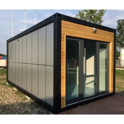 Fat Pack Container House Eine tragbare und luxuriöse Lösung mit Stahlrahmen