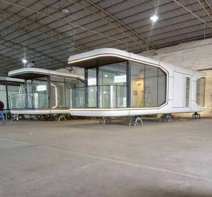 Moderne Einfachheit Zweckmäßigkeit Vorteil Luxus Raumkapsel Vorgefertigtes Modularhaus