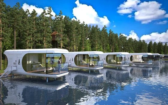Moderne Einfachheit Zweckmäßigkeit Vorteil Luxus Raumkapsel Vorgefertigtes Modularhaus