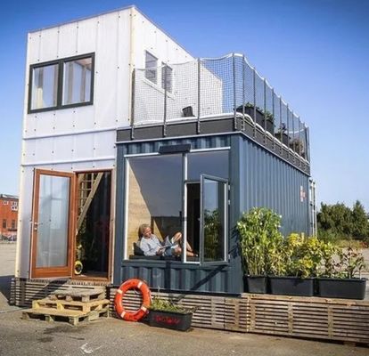 20ft/40ft Galvanisierter Stahlrahmen Leichtstahl Trennbehälter Vorgefertigtes Haus