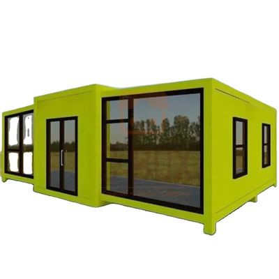 Komfortable Wohnfläche 20ft 40ft Stahlrahmen Containerhaus mit abnehmbarem Design