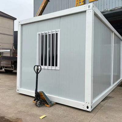 Komfortable Wohnfläche 20ft 40ft Stahlrahmen Containerhaus mit abnehmbarem Design