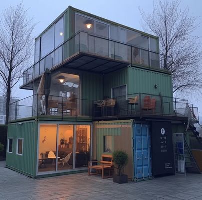 20ft/40ft Galvanisierter Stahlrahmen Leichtstahl Trennbehälter Vorgefertigtes Haus
