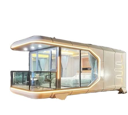 angepasste Farbe Fertigkabine Weltraumkapselhaus für Luxus Camping-Abenteuer