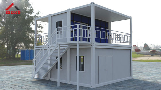 18mm MgO-Blattboden Flat Pack Quick Container Haus für 2022 Trennhäuser