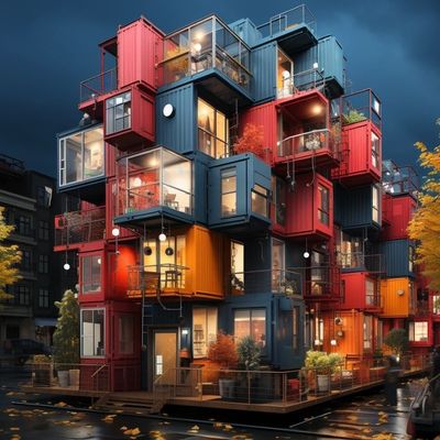 Einfache Montage vorgefertigtes abnehmbares Containerhaus mit leichter Stahlstruktur Wand