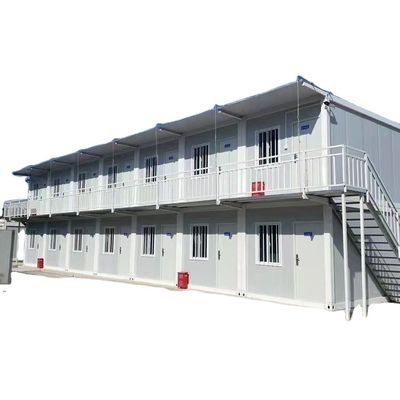 Modernes Flat Pack Containerhaus für 2 Stockwerke Vorhergefertigte Häuser