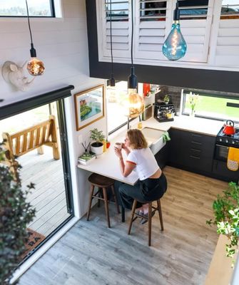 Modularer Container-Haus mit modernem Design