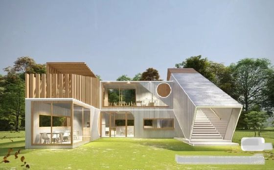 Modularer Container-Haus mit modernem Design
