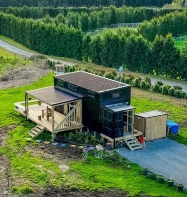 Modularer Container-Haus mit modernem Design