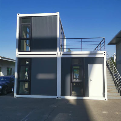 Verzinkte Stahlrahmen, abnehmbare Containerhäuser für vorgefertigte Unterkünfte