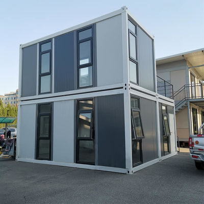 Abnehmbare Containerhäuser für das Wohnen aus 18 mm MGO-Board mit PVC-Schiebefenster