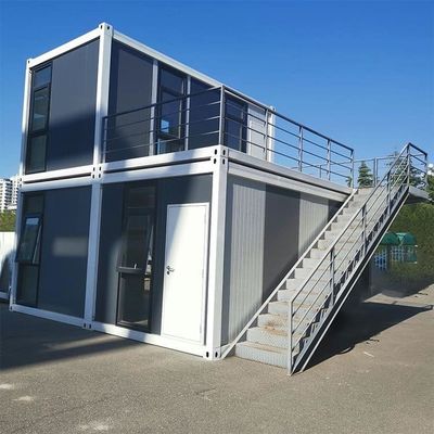 Verzinkte Stahlrahmen, abnehmbare Containerhäuser für vorgefertigte Unterkünfte