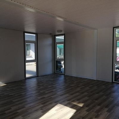 Verzinkte Stahlrahmen, abnehmbare Containerhäuser für vorgefertigte Unterkünfte