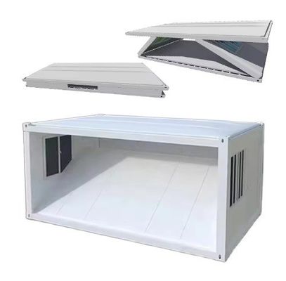 Moderner einfacher Stil Klappcontainerhaus für modernes portables Containerbüro