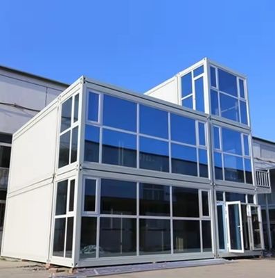 Moderner einfacher Stil Klappcontainerhaus für modernes portables Containerbüro