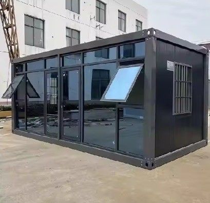 Moderner einfacher Stil Klappcontainerhaus für modernes portables Containerbüro