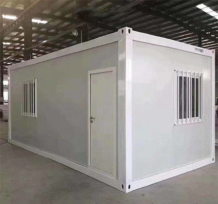 Stand Stahllager Container Kleines Zuhause mit PVC-Schiebefenster im tragbaren Design