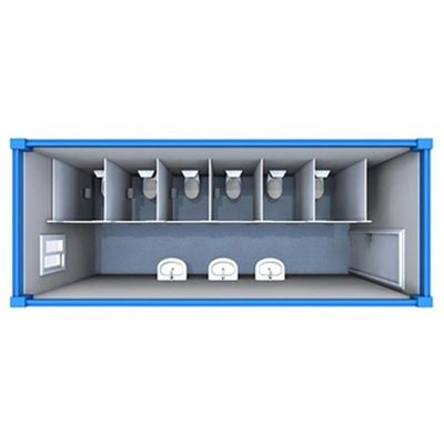 Moderne Design-Stil 20FT/40FT Flat Pack Container Haus für modulare mobile Toilette