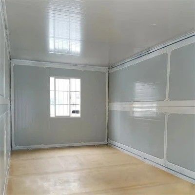 Klappbare vorgefertigte Containerhäuser mit recycelbarer Struktur Aluminiumfenster