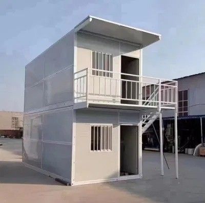 Moderner Design Stil Klappbare mobile Containerhäuser mit Stahltür