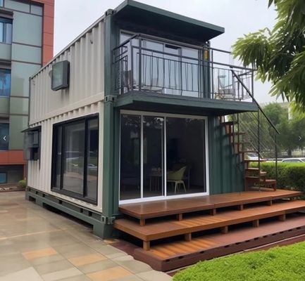 Flat Pack Container mit Isolierung feuerfeste Sandwich-Panel aus Steinwolle in individueller Farbe
