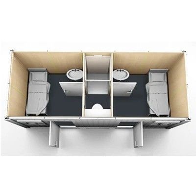 20ft oder 40ft Mobile Living Container House mit kundenspezifischer galvanisierter Stahlstruktur
