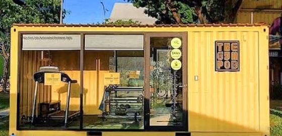 Zeitgenössischer Design Stil Vorgefertigtes Flat Pack Wohncontainerhaus 20ft/40ft