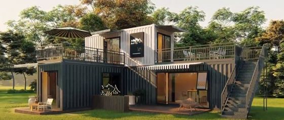 Energie-Sandwich-Panel Flat Pack Container Zuhause für nachhaltiges Leben