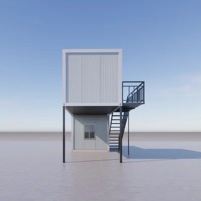 Moderne Stahltür, individuell angepasst Prefab Haus, individuell angepasst