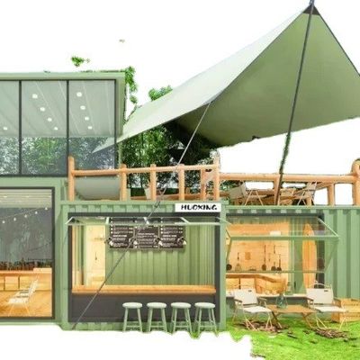 Sicher installiertes modulares Stahlkonzept, passgenaues portables Flat Pack für Luxusleben