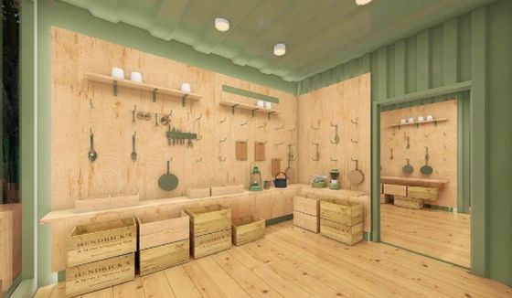 Sicher installiertes modulares Stahlkonzept, passgenaues portables Flat Pack für Luxusleben