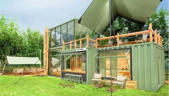 Sicher installiertes modulares Stahlkonzept, passgenaues portables Flat Pack für Luxusleben