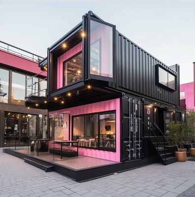 Hotel Flat Pack Container House Tragbare und anpassbare Unterkunft