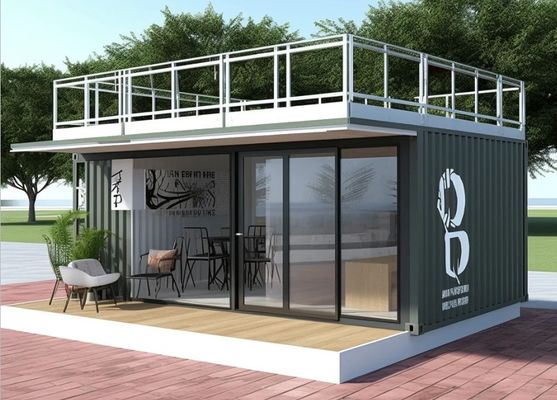 Hotel Flat Pack Container House Tragbare und anpassbare Unterkunft