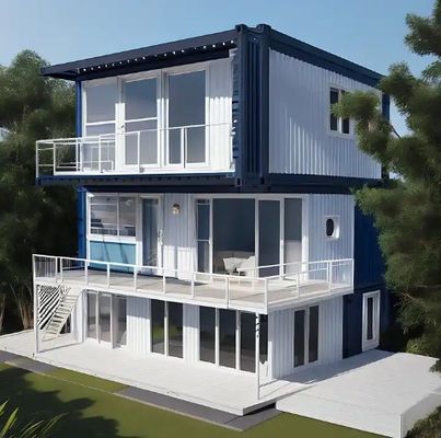 Portable Flat Pack Homes Ideal für Hotel und Büro Containerhaus