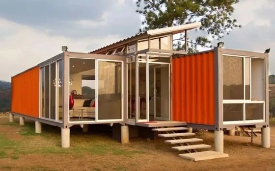 Moderne Container-Portable House Flat Pack Klappbar schnelle Installation mit Stahltür