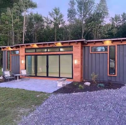 Moderne Container Portable House Stahl Flachpack Klappbehälter