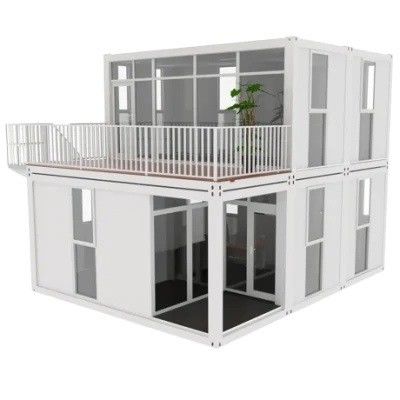 Moderne, zusammengebaute Fettpack Container-Haus für tragbares vorgefertigtes Wohnen