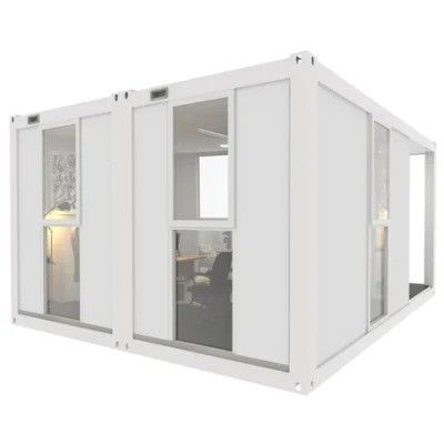Moderne, zusammengebaute Fettpack Container-Haus für tragbares vorgefertigtes Wohnen
