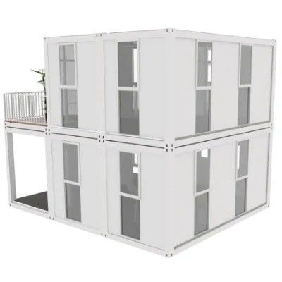 Moderne, zusammengebaute Fettpack Container-Haus für tragbares vorgefertigtes Wohnen