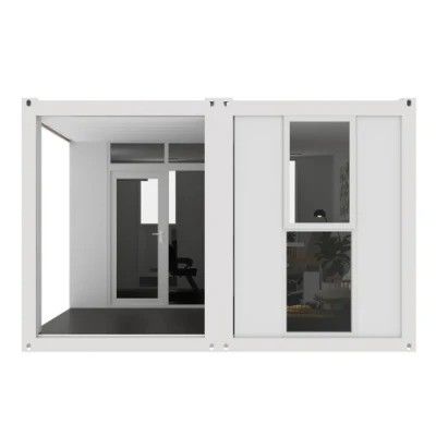 Moderne, zusammengebaute Fettpack Container-Haus für tragbares vorgefertigtes Wohnen