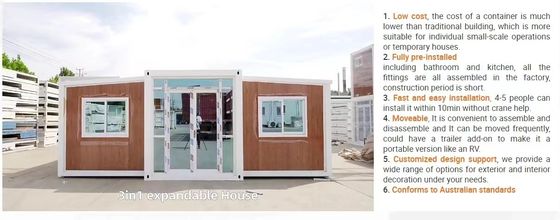 Modernes Mehrfunktionshaus mit 2 erweiterbaren Schlafzimmern