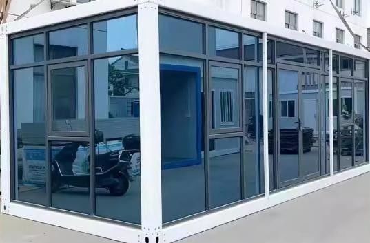 Abnehmbares Büro Mobilhaus mit modernem Design aus recycelbaren Materialien